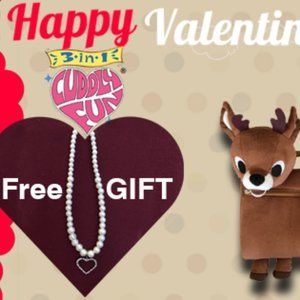 Beaded pearl necklace/removable rhinestone charm